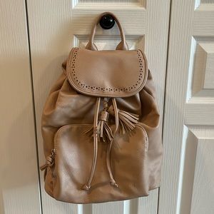 Women’s Cream Colored Backpack